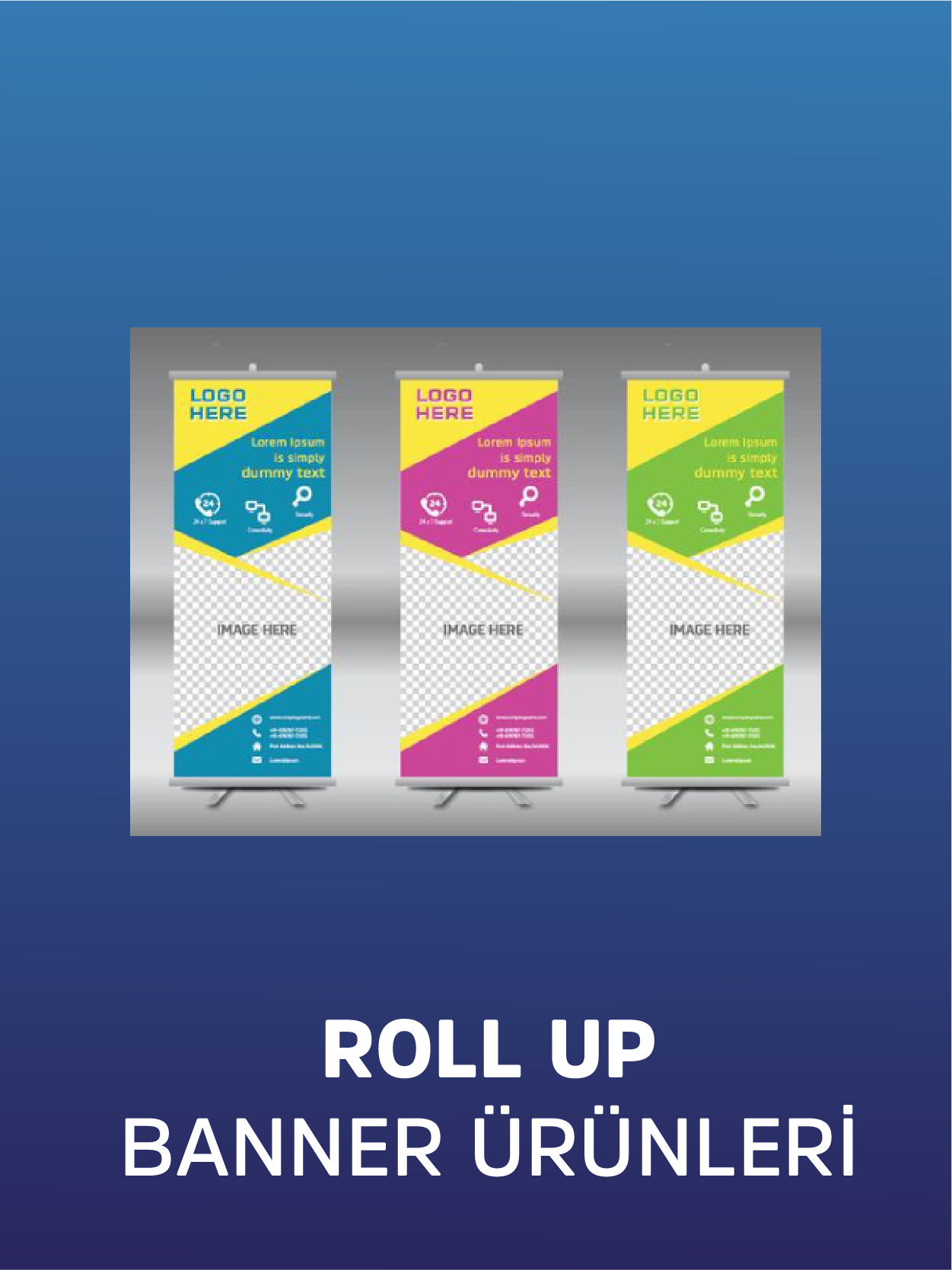 Uygun Fiyatlı Promosyon Roll-up Stand